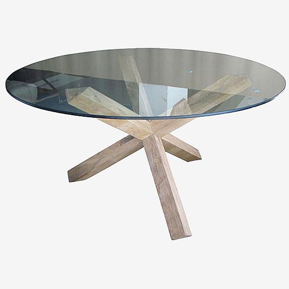 Combina para triunfar: mesas de madera y cristal - Inspiración -Blog